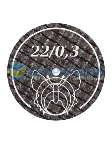Motyl Disco Reforzado 22/0,3 BF para Metal, Aleaciones, Metales Nobles y Material Sintético